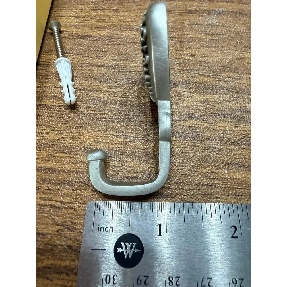 Longaberger Bouquet Heart Wall Hook Pewter Floral Decorative Metal 78123 NEW